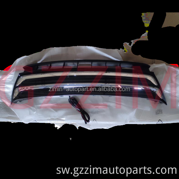 ABS Black Grille Middle Grille Front Kit kwa Harrier 2014